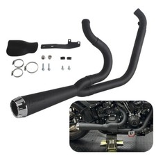 Black 2-into-1 Exhaust Pipe