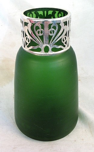 Loetz vase silver - loetz,