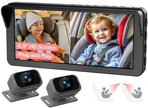 Split screen dual baby car - dual, 2