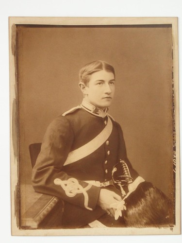 British army officer - officer, artillery