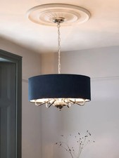 Next Navy Blue Burford 6 Light