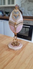 Floral Carved REAL Goose Egg
