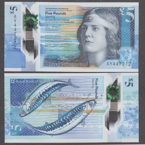 Unc royal bank - unc, £5