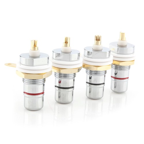 Rhodium rca socket kit - rca,