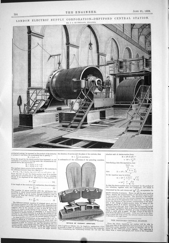 Old print 1889 - print, london