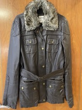 Esprit Brown Faux Leather And