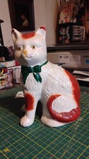 Vintage Staffordshire Cat Figurine Lovely Condition
