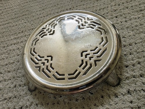 Vintage ornate silver plated - vintage,