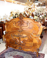 French Antique Carved Walnut