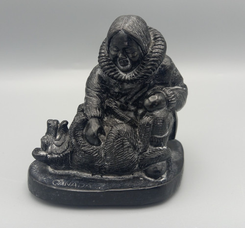 Canadian carved soapstone - canadian,