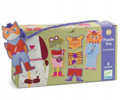 Djeco puzzle trio orchestra - puzzle, 3+