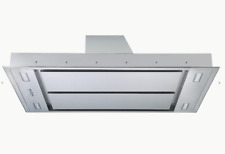 Dent Cookology 110cm Ceiling Cooker Hood Extractor Fan & Remote-Silver CEI1100SS