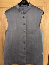 Grey Formal Plain Waistcoat