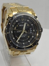 bulova mens precisionist gold