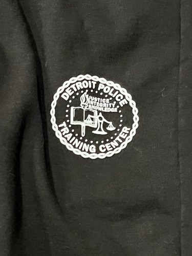 Vtg detroit police black - detroit,