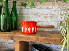 VINTAGE Cathrineholm Small Saucepan (Orange)