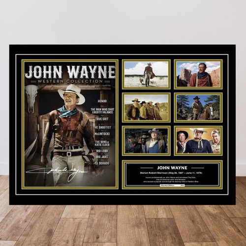 John wayne westerns signed - john,