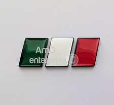 Italy Italian Flag Badge in