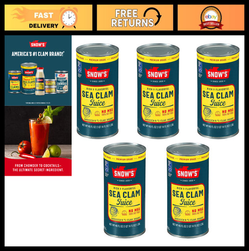 Premium clam juice can - oz,