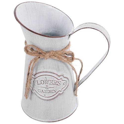 Metal rustic vase farmhouse - rustic,