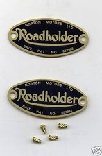 Norton Roadholder Fork Badges