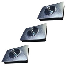 Rubber magpad magnets - 3x,
