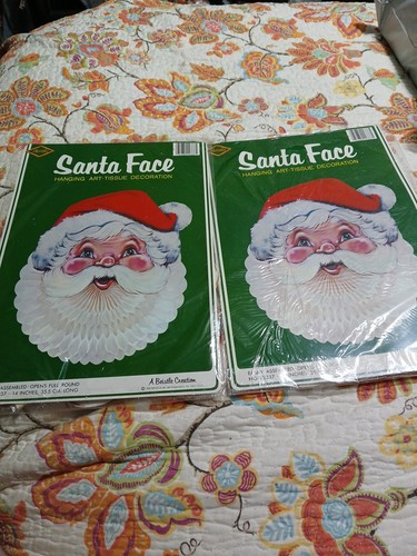 Beistle christmas santa face - 2,