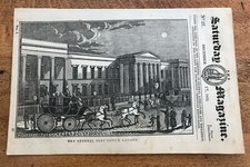 1832 original wood - cut, print