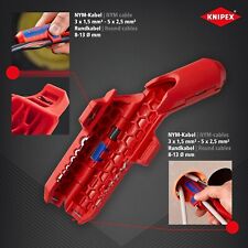 KNIPEX ERGOSTRIP WIRE CABLE STRIPPER Stripping Tool NYM Coax Data 16 95 01