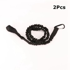 2x Kayak Canoe Rowing Boat Paddle Rod Leash Lanyard Cord Safety Elastic Rope