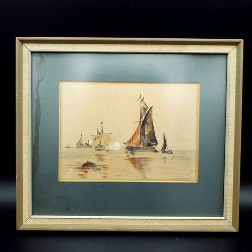 Antique signed watercolour - antique,