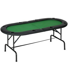Oval Folding Poker Table Eight