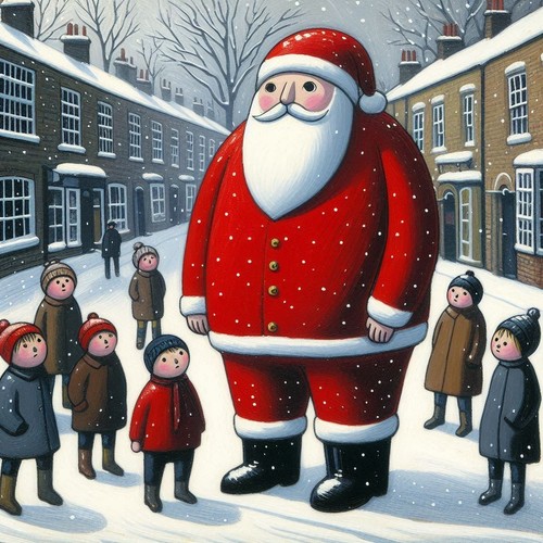 Single luxury father christmas - single,
