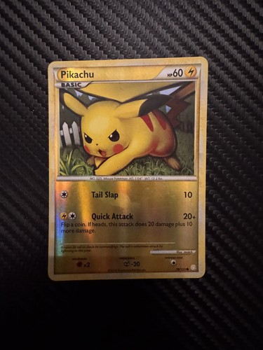 Pikachu reverse holo heart - pikachu,