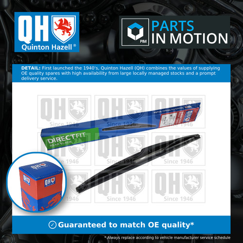Rear wiper blade - rear, fits