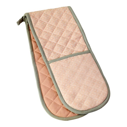 Double oven gloves mitts thick - double,
