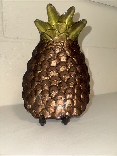 Vintage pineapple bronze gold - bronze,