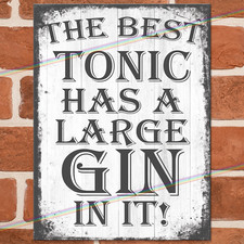 BEST TONIC Funny Metal Signs