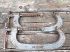 Record 10" G Clamps x 2