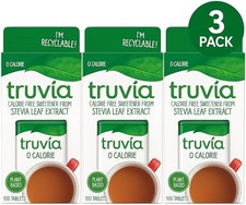 3X 100 TRUVIA STEVIA LEAF