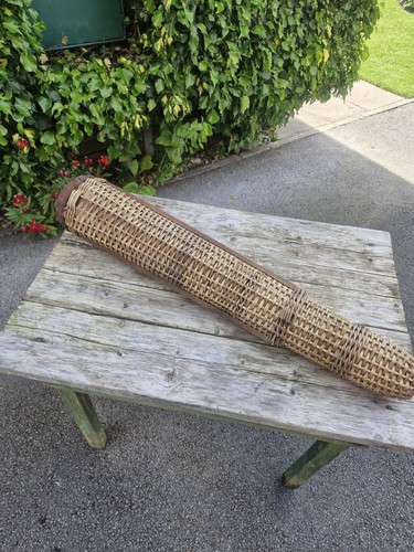 Vintage willow eel trap - willow,