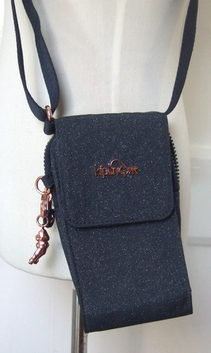 Kipling navy blue glitter - kipling,