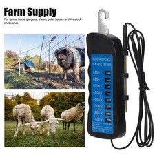 Electric Fence Tester with Multi Light Voltage Indicator – Portable Farm Fencing