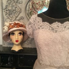 John Charles Shell Pink Lace