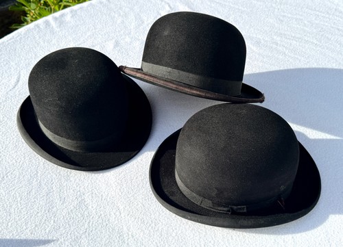 Vintage bowler hats - 3, x