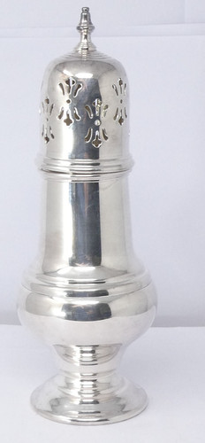 Sugar caster silver plated - sugar,