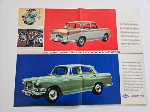 Riley sales brochure - riley, 4/72