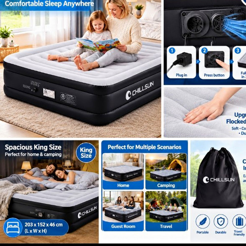 Chillsun king inflatable - king, air