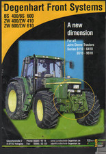 Degenhart Front Systems for John Deere Tractors Brochure Leaflet