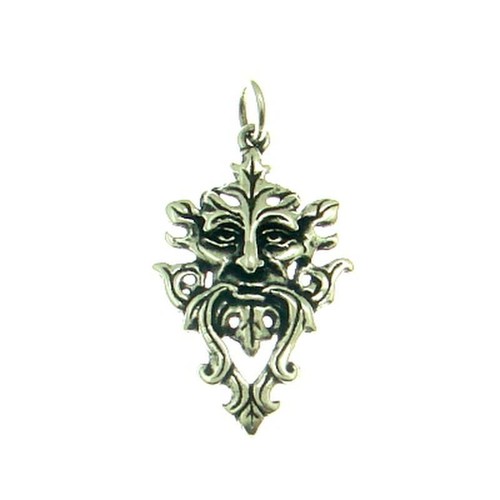Irish green man pendant - irish,